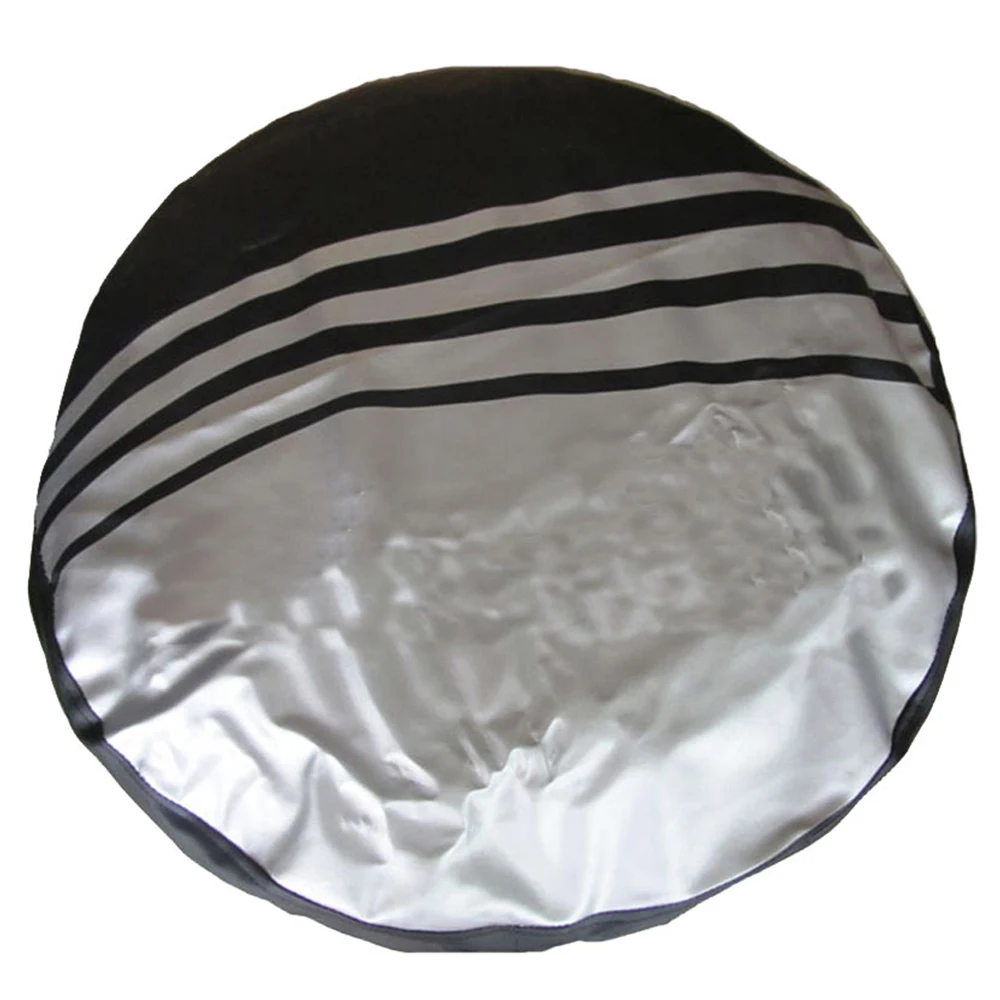 

16" 17" Inch Heavy-Duty PVC Leather Spare Tire Cover Case Protector For Toyota Land Cruiser (Diameter 29"-33" Inch/75-84cm)