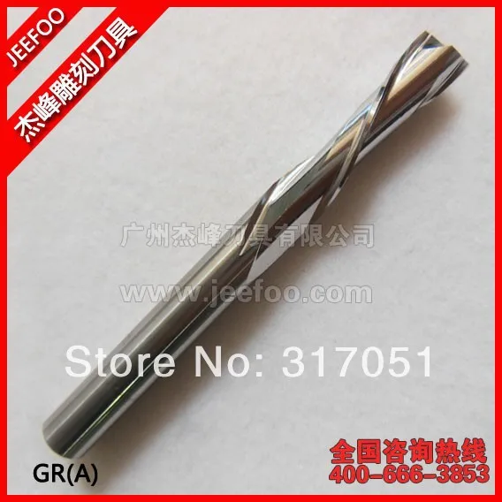 

4*22 Two flute down cutter/ Router Blade For Wood(Down Cut Two Flute Sprial Bits)