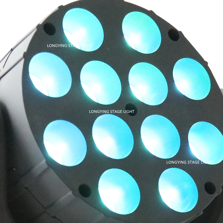 Бесплатная доставка 12x12 Вт RGBW 4IN1 cree led перемещение головы луч с отличным программы dmx 16 ч. для этап диско DJ театральной