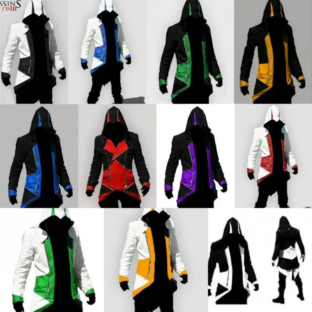 Assassin's Creed 3 Connor coat jacket red black models Cosplay Clothing