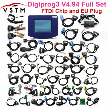 

Top quality Digiprog 3 Odometer Master Programmer V4.94 Digiprog iii Mileage Programmer unit/full with all cables