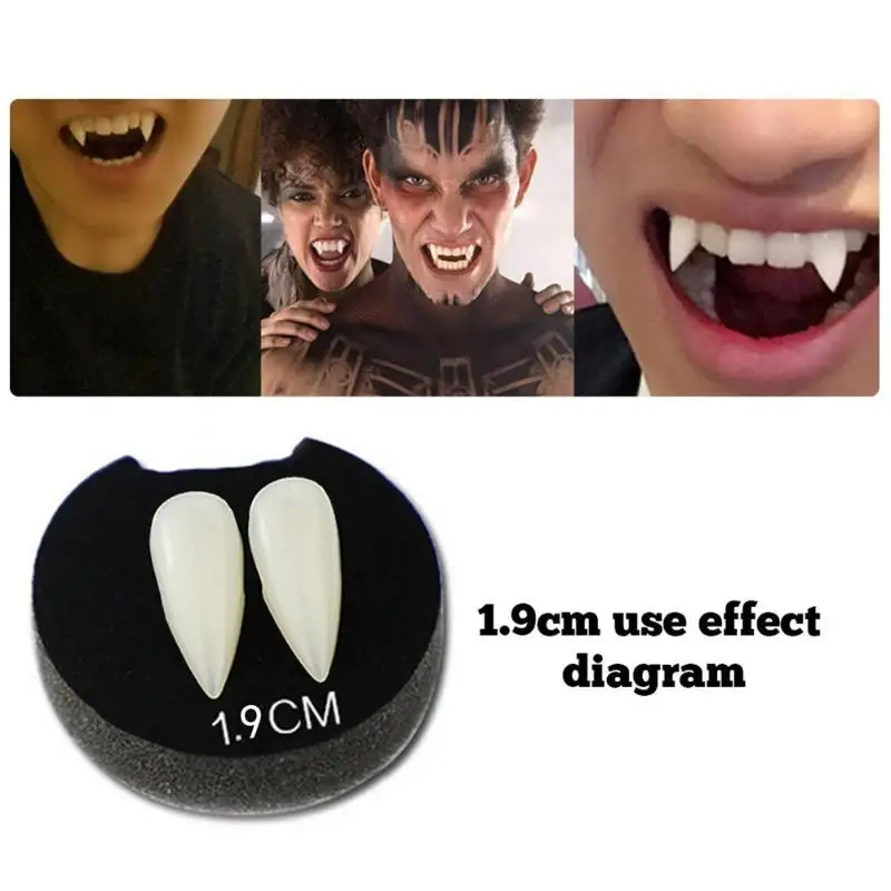 VKTECH Vampire Teeth Fangs Dentures Halloween Decoration Costume Party Favors Holiday Decorations Horror Adult Kids -Cosplayware Store HTB1PcwRa7L0gK0jSZFAq6AA9pXas.jpg