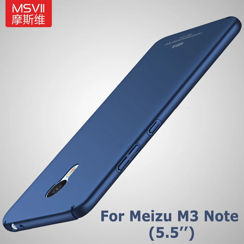 

Meizu M3 Note Case Cover Msvii Brand Silm Scrub Cases For Meizu M3s Mini Case Hard PC Back Cover For Meizu M3 s Note 3 Cases