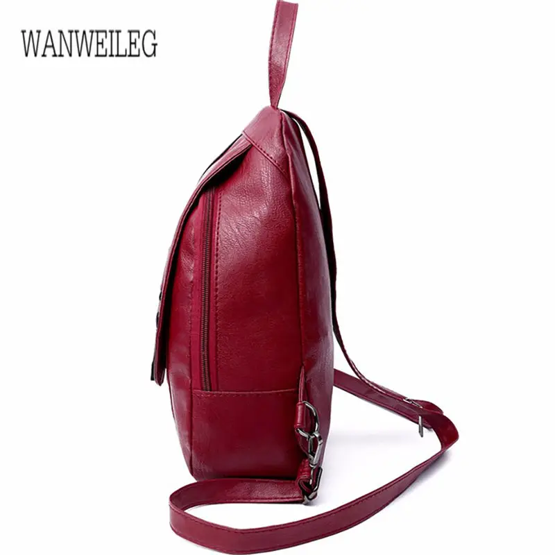 Новейшая сумка для рюкзака многофункциональная двойная сумка для груди натуральный цвет мягкий кожаный мешок для матери Женская магнитная пряжка@ P