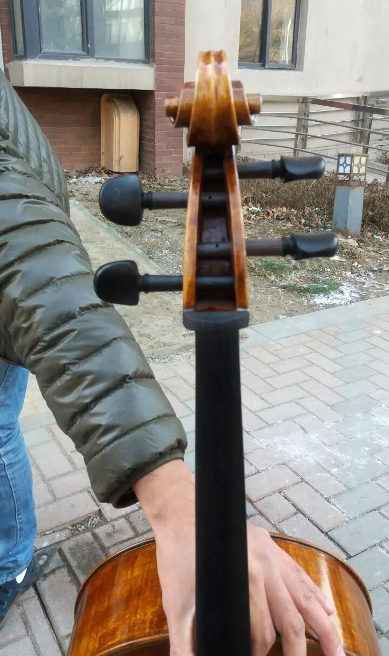 Бесплатная доставка! Рояльная Виолончель Strad с цветочным рисунком и ручной