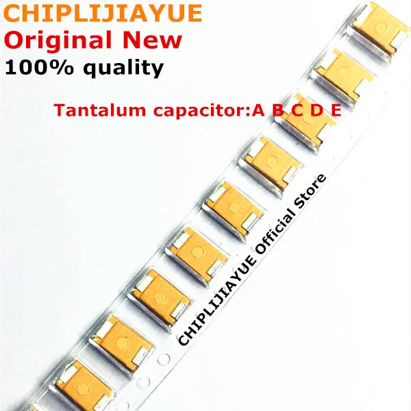 

10PCS Tantalum Capacitor Type C 226 686 106 337 227 476 107 10UF 22UF 47UF 68UF 100UF 220UF 330UF 4V 6.3V 10V 16V 25V 35V C6032