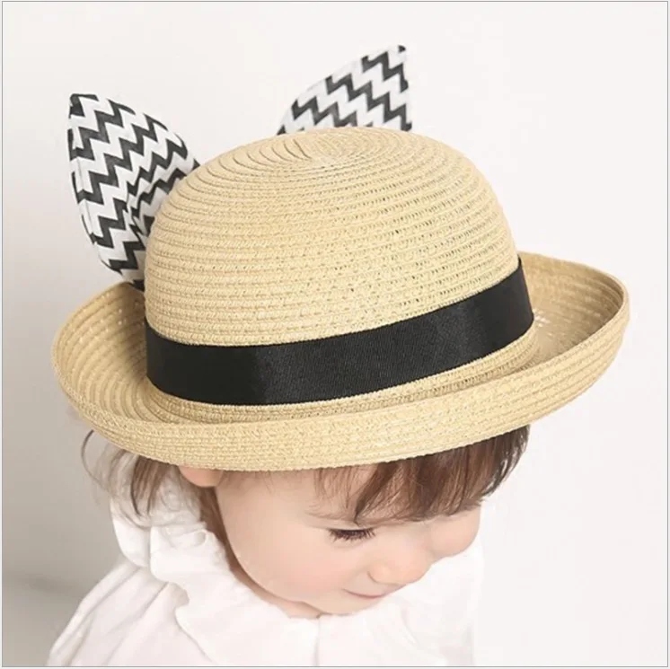 Buy 2017 summer baby girl straw hat children cute sun