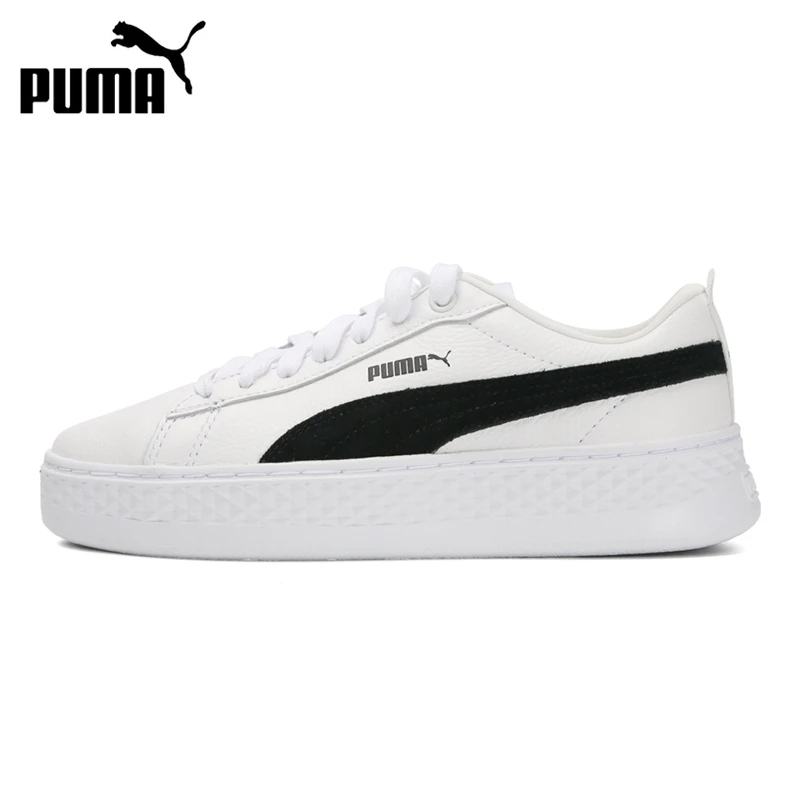 puma smash platform l white