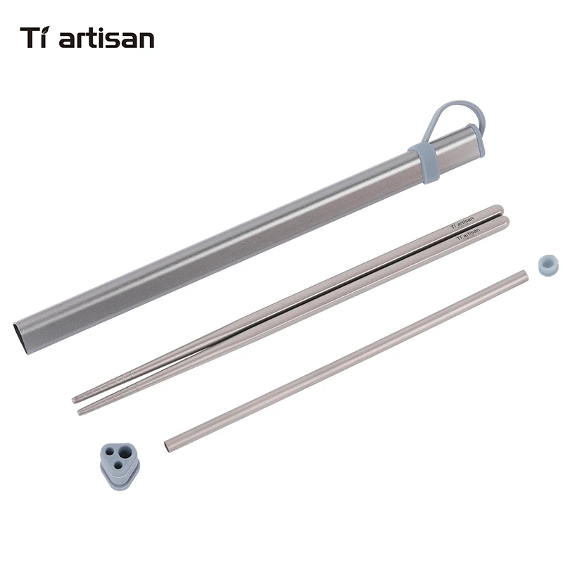Кухонные принадлежности Tiartisan набор титановых палочек для еды алюминиевая
