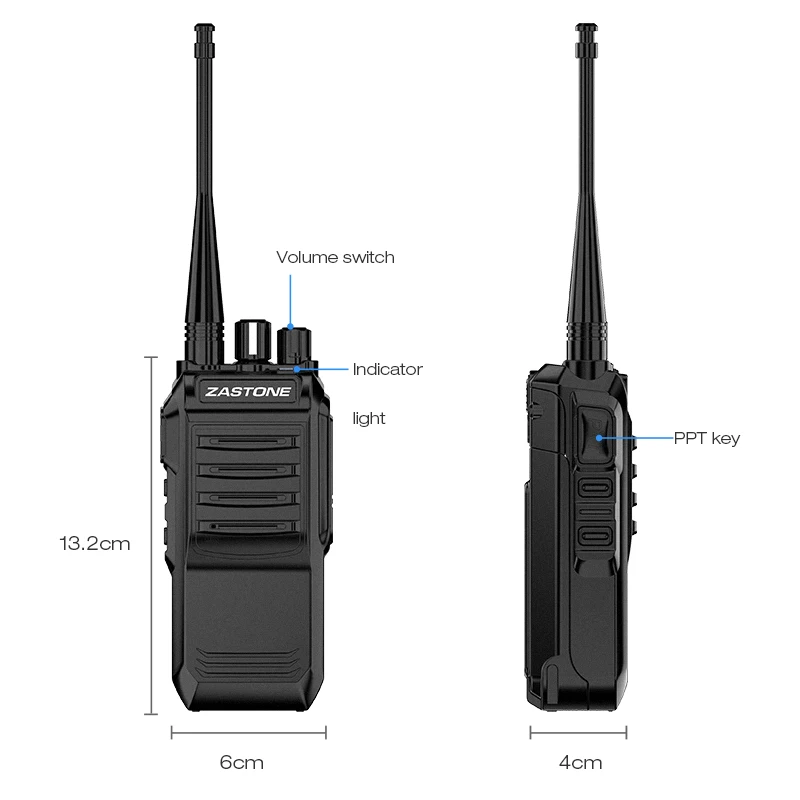 Zastone T3000 рация 400-520 МГц УВЧ КВ трансивер Ham CB радио 6 Вт