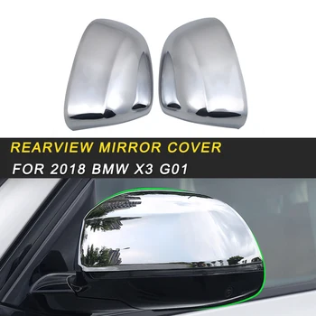 

Car Rearview Mirror Cover Trim Frame Sticker Accessories for 2018 BMW X3 G01 X4 G02 Auto