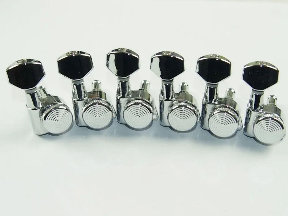 Lock 6R Chrome Guitar Locking Tuners JN 07 SP Fits Fende Strat Tele