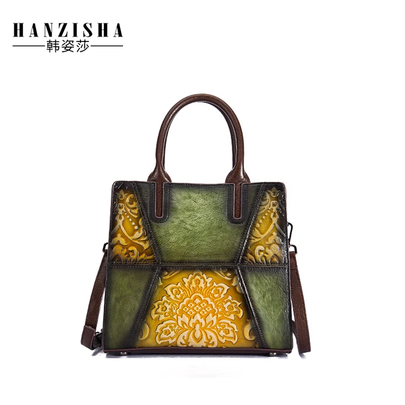 

fashion brand women's handbags genuine leather vintage design bag for women 2018 female wallet women messenger bag bolso mujer