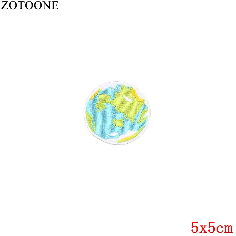 ZOTOONE Wild Planet железные нашивки для одежды Красочные космические аппликации на детской одежде Diy декоративные аппликации для детей - Цвет: 777