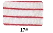 Льняная ткань из мерсеризованного хлопка, полосатая ткань, трикотажная ткань для платья 50*150 см/шт K302243 - Цвет: 17