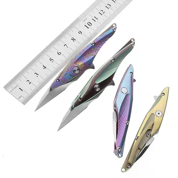

Petrified fish Hummingbird Folding Knife S35VN Blade Titanium Handle 60HRC Camping Hunting Survival Utility Mini Pocket Knife