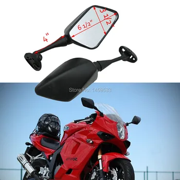 

Free Shipping Motorcycle Black Side Rear View Mirrors For HYOSUNG GT125R GT250R GT650R GT650S CBR900 CBR919 CBR929 CBR954