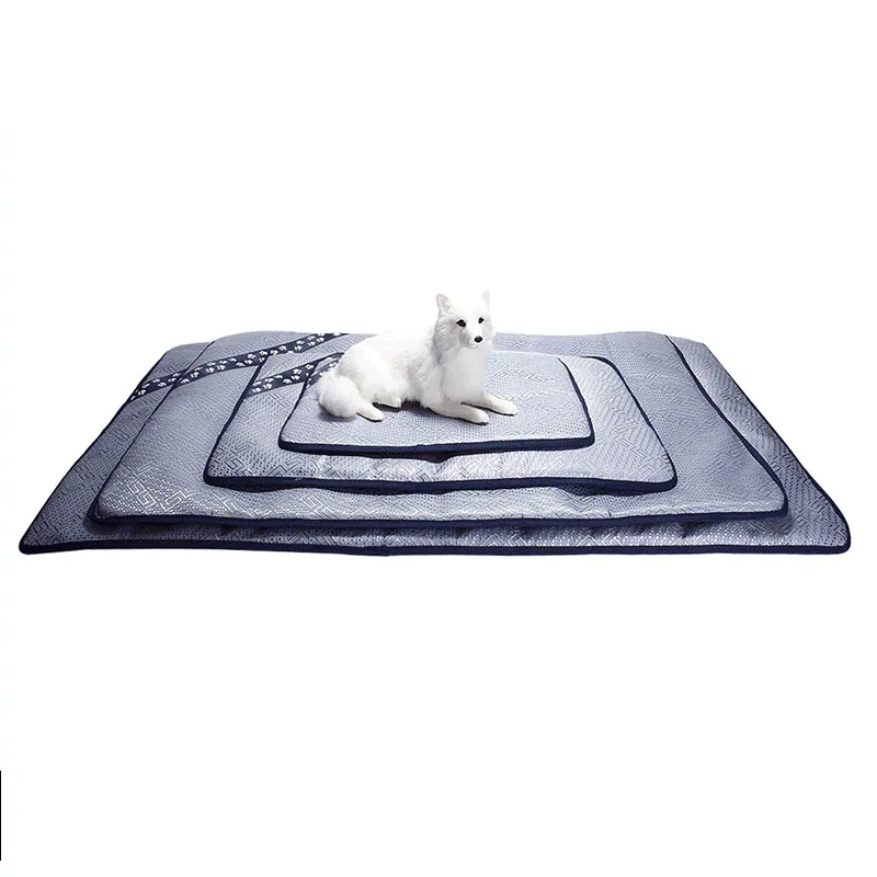 Летний ледяной Шелковый коврик для отдыха собаки для кошек собак коврики одеяло для сна кровать подушка щенок котенок холодная подкладка для домашних животных