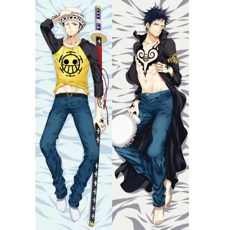 Японская классная наволочка с аниме Trafalgar Law цельный бросок Otaku Dakimakura Подарочное