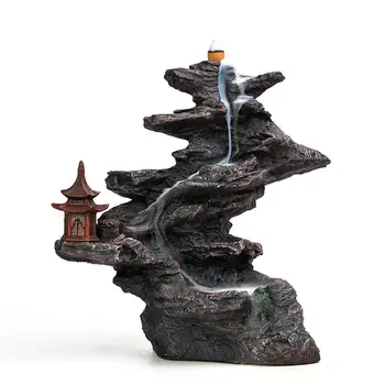 

Creative large water falls back incense Tower go back in fragrant sandalwood fragrance fragrant tea with ornamental fragrant