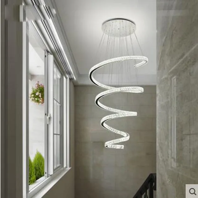 Aliexpress.com : Kristall lange kronleuchter wohnzimmer rotierenden