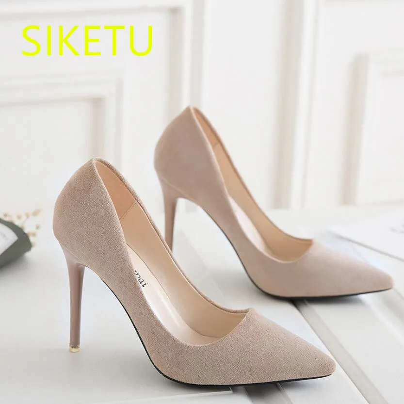 

SIKETU Free shipping spring and autumn Fashion high heels shoes women's shoes Wedding shoes pumps g072 ol sexy wild
