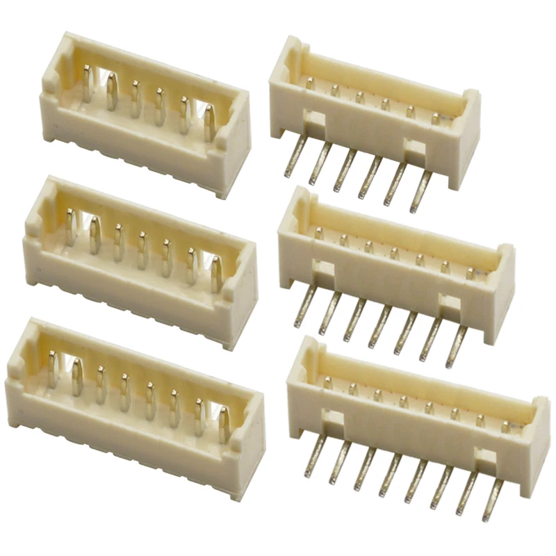 

10 Pcs 1.25mm Pitch Connector Micro JST Vertical Right Angle Pin 2 3 4 5 6 7 8 9 10P