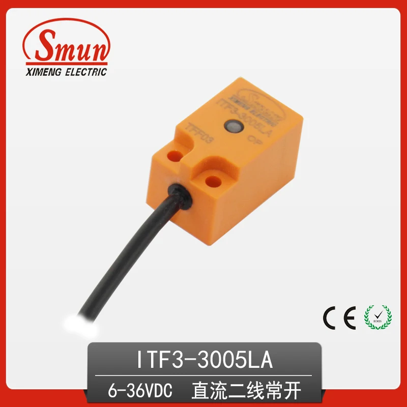 

5mm detection distance new inductive sensor flush type DC 6~36V two-wire system NO proximity switch sensor