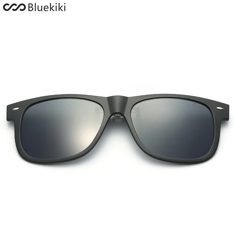 

KIKI Men/Women Polarized Sunglasses Unisex Clips Sovle The Problem Of Myopic Wearer TR90+Silicone Lightness Sun Glasses