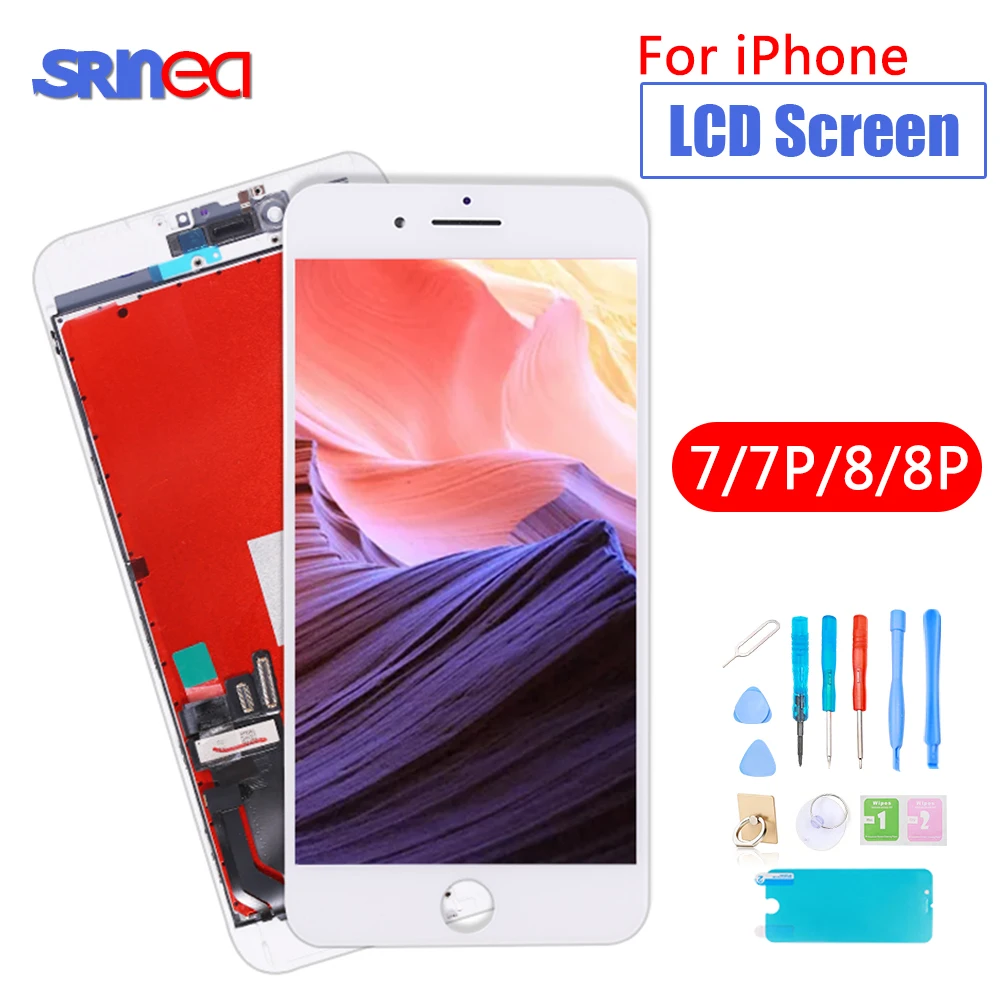 

For Iphone 7 Plus Lcd Screen And Digitizer Assembly I Phone 8 Plus 7plus 8p 7p Grade AAA Replacement Lcd Display Original+Tools