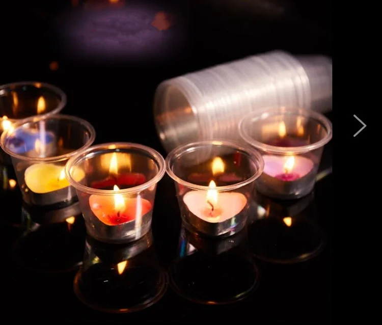 50 шт в наборе! Романтические DIY ароматические свечи, вареный чай, воск, бездымные свечи для рождества, вечерние, для Хэллоуина, свадьбы, дня рождения, украшения