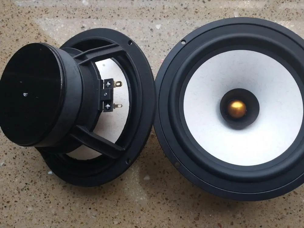 2 единицы Hi Fi 6 5 7 дюймов слюда Микс бумажный конус Полнодиапазонный динамик пара