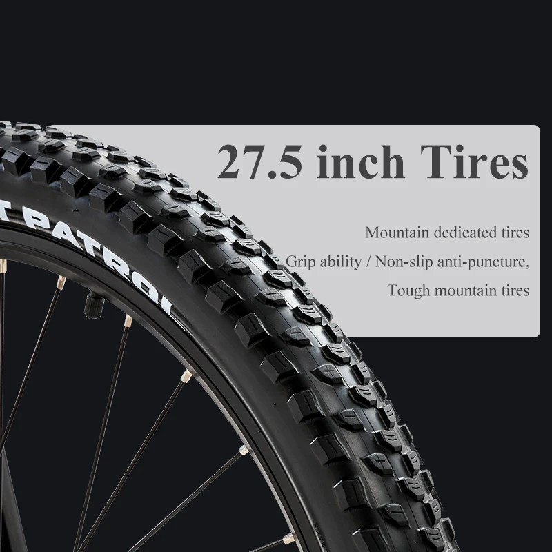 27.5inch electric mountain bike 48V lithium battery hidden in frame 250w motor hybrid ebike Hydraulic disc brake Oil shock