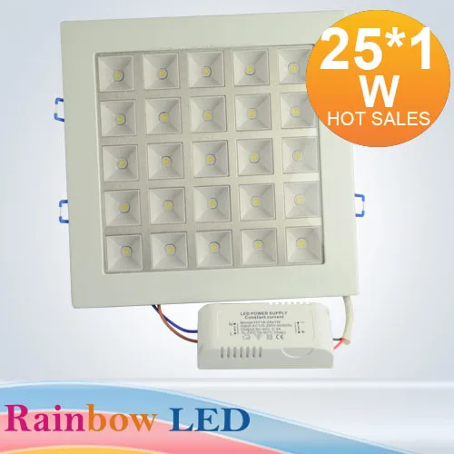 

2017 Top Fashion Real Free Shipping 25w Epistar Led Ceiling Light Lamp Recessed Spot Ac 220v 230v 240v Lights & Lighting