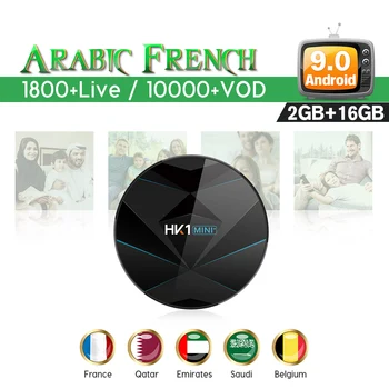

IPTV Italy Arabic Android 9.0 HK1MINI+ smart box QHDTV IPTV Subscription 2GB 16GB Dual-Band WIFI RK3318 IPTV No APP Include