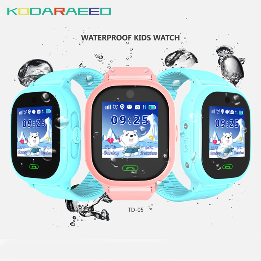 DS05 Смарт часы для детей камера IP67 плавание GPS телефон смарт SOS Вызов
