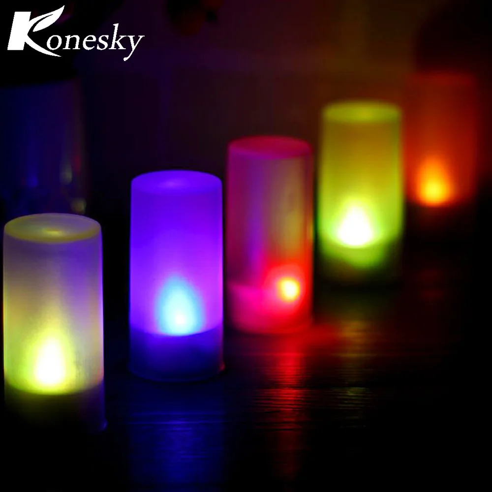 Wireless Remote Control Candle LED Light Electronic Flash Multi Colors Lamp Night light | Освещение