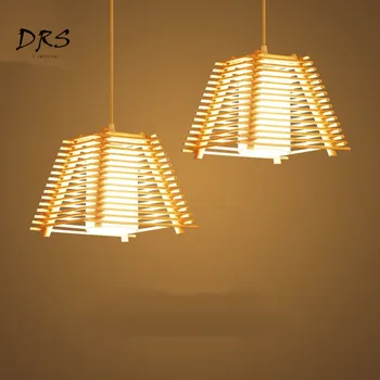 

Simple Modern Personality Led Chandelier Nordic Creative Restaurant Bar Solid Wood Chandelier Old Style Hotel Luminaire
