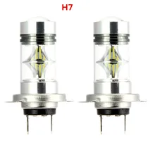 2 x H7 H8 H11 9005 9006 H10 100 Вт Светодиодный Противотуманные фары дневные фары дальнего света фары дневного света, задний фонарь, 6000 K заменить forhalogen проникать густом тумане