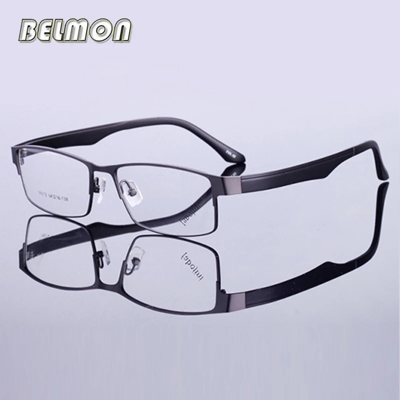 

Belmon Optical Spectacle Frame Men Eyeglasses Computer Prescription Myopia Clear Lens Eye Glasses Frame For Male Eyewear RS735