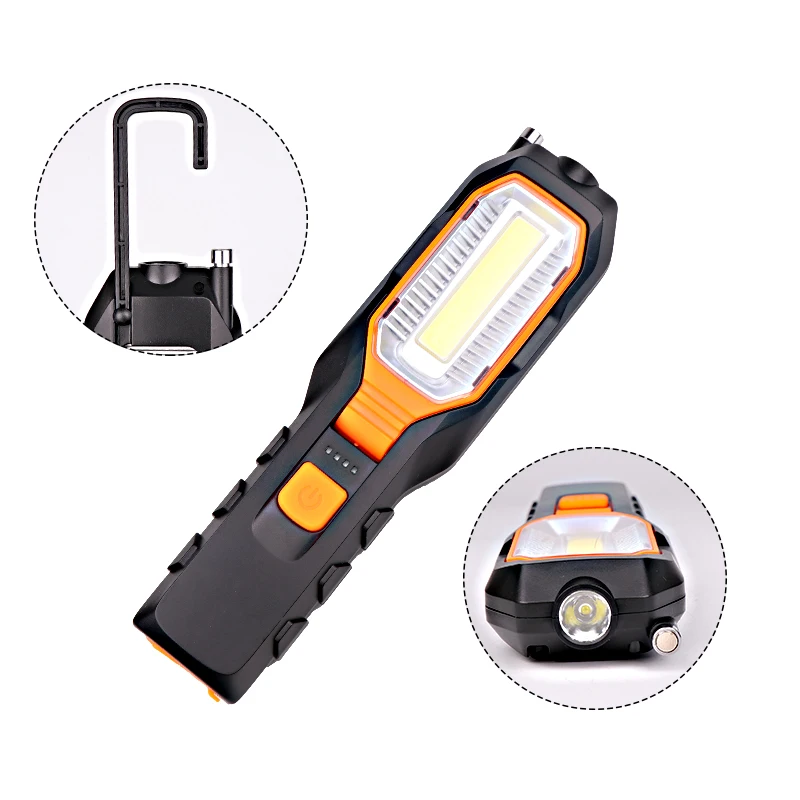 

Portable LED Work Light USB Rechargeable Outdoor Lantern Light for Hiking Working Car Repairing GHS99