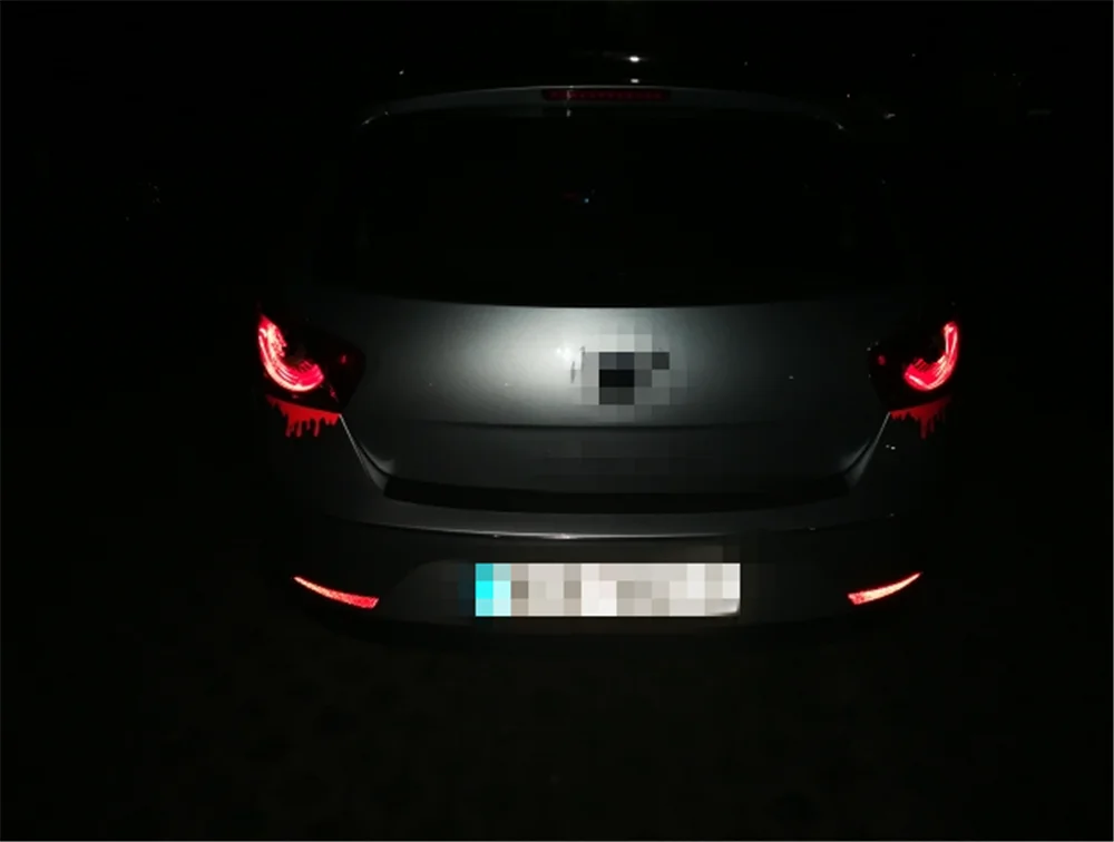 Автомобильный домашний стеклянный блокнот персональная наклейка Хэллоуин ужас