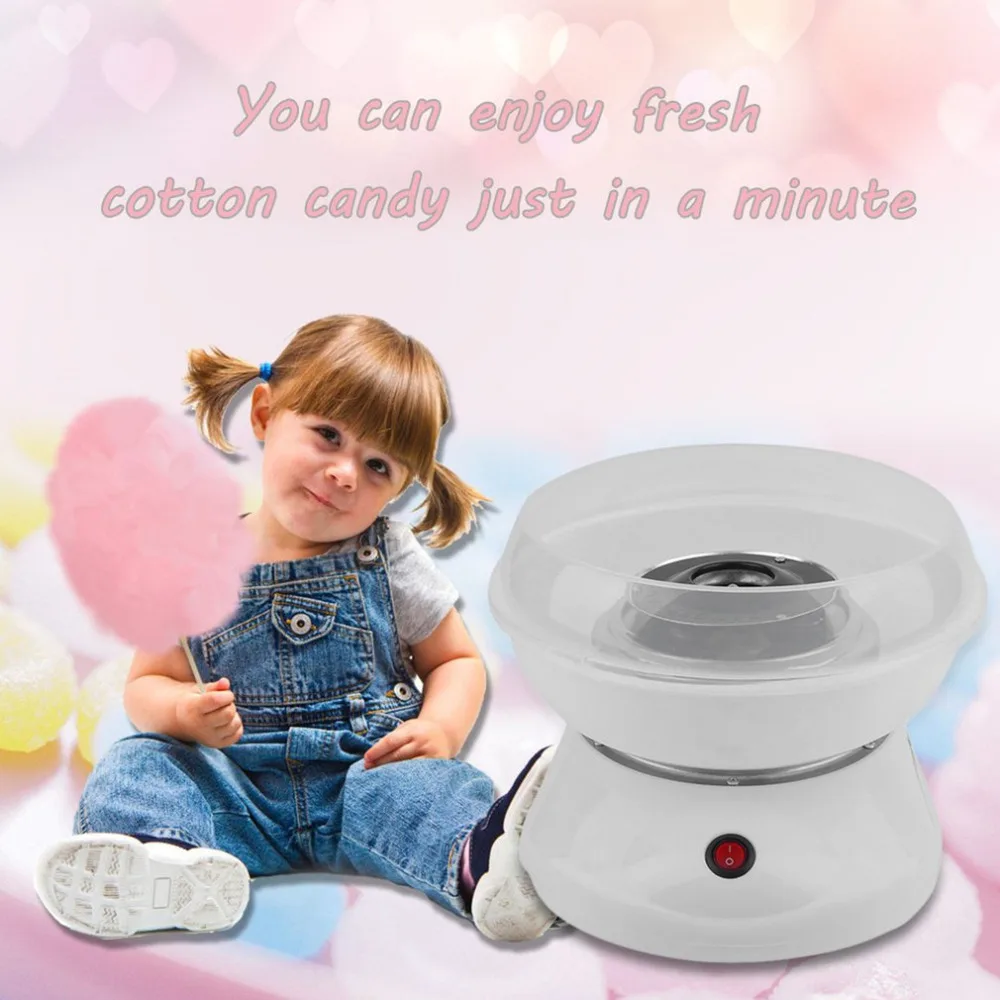 

NewElektrische Mini Zoete Suikerspin Maker Machine Nostalgie DIY Suikerspin Suiker Machine Voor Kids Gift Kinderen Meisje Jongen