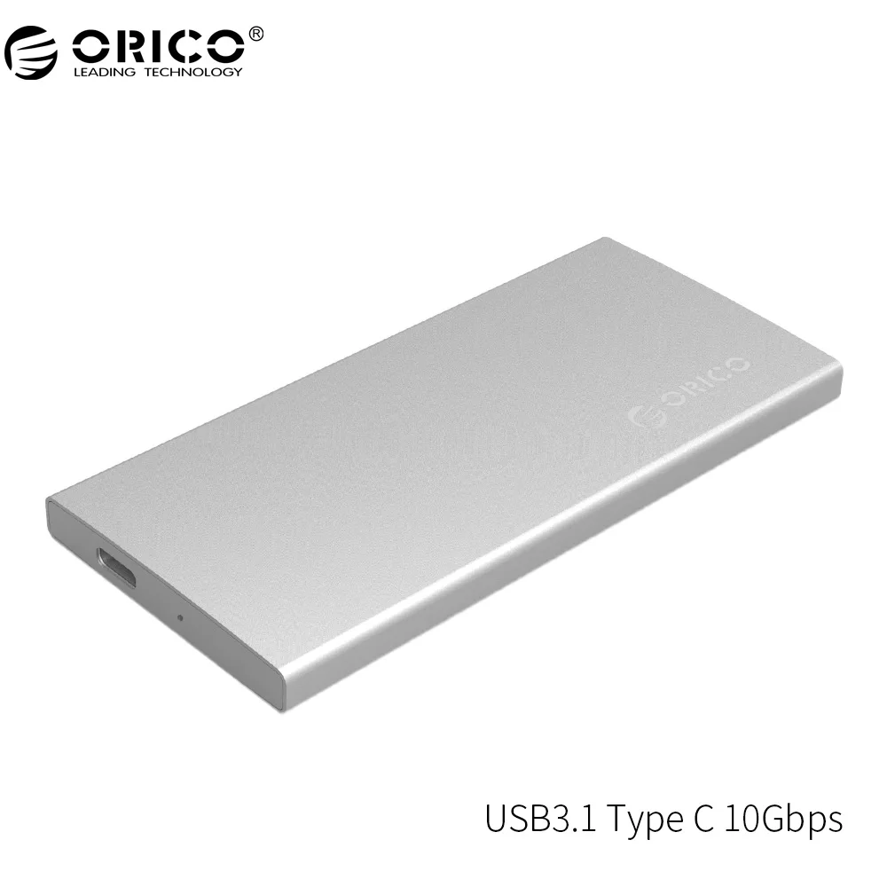 

ORICO DM2-RC3 USB3.1 Type-C External Hard Drive Enclosur Gen2 10Gbps Aluminum Dual-bay Support RAID 0 PM Mode with Type-C cable