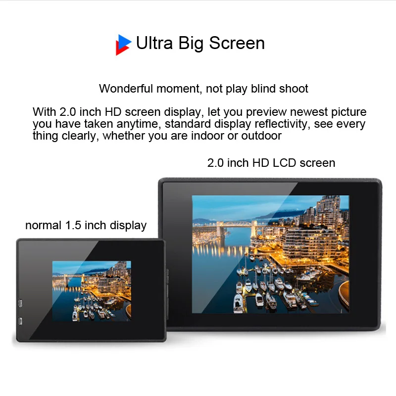 HAMTOD H9A Pro 2 0 дюймов lcd 4k ultra HD экшн камера с поддержкой WiFi Спортивная пультом