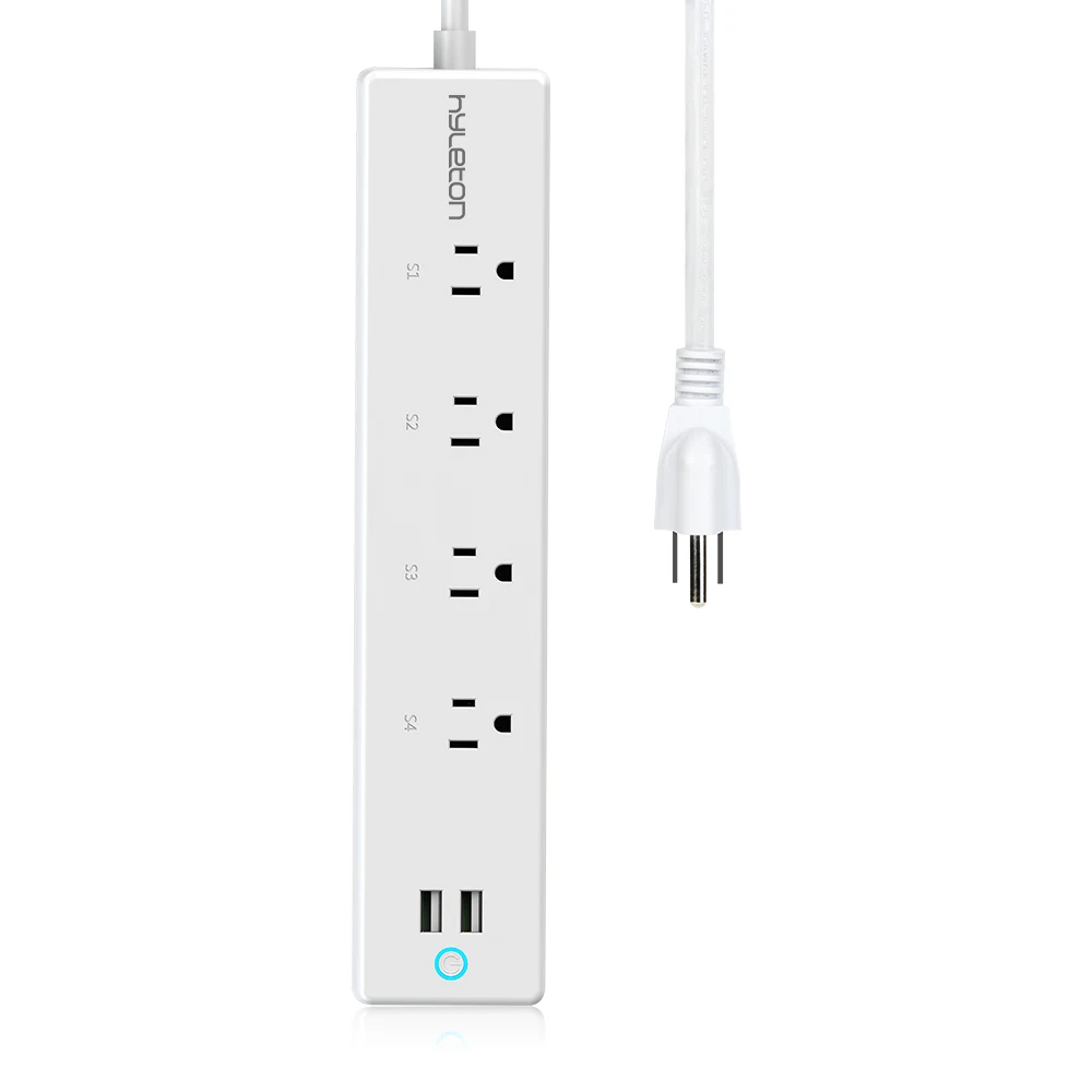 Hyleton smart power strip wifi plug UK plug 3 AC outlet 6 USB пульт дистанционного управления/умный дом управление переключатель Smart life APP google Home Alexa