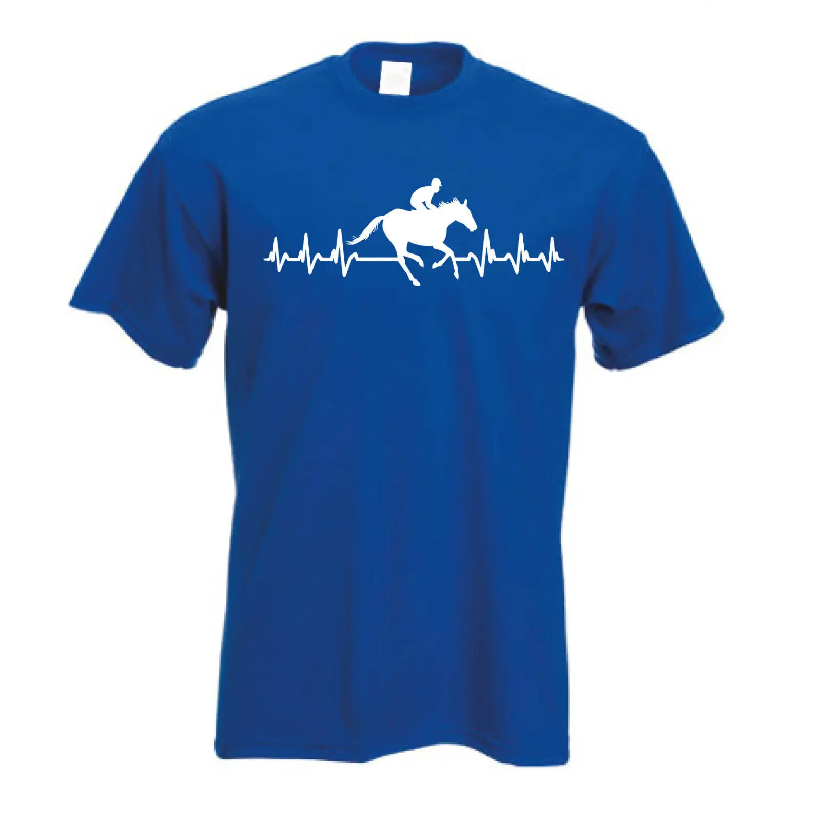 انها في بلدي نبضات الحصان ركوب T قميص الفارس تي شيرت الحصان Racinger القلب أعلى T قميص عارضة الرجال الملابس
