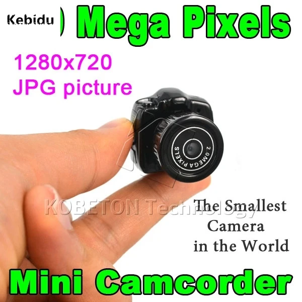 

Hot Sell Micro Small Portable HD CMOS 2.0 Mega Pixel Pocket Video Audio Digital Camera Mini Camcorder 640*480 480P DV DVR 720P