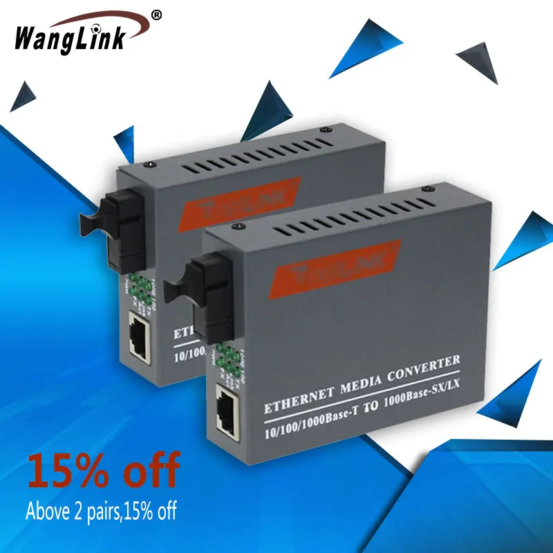 Comprar 1,25G convertidor de medios de fibra gigabit ethernet convertidor de medios de fibra de convertidor de fibra óptica transceptor 1 par