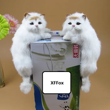 a pair of real life yellow head cat models plastic&furs simulation TV cat dolls gift about 31x13x13cm xf1320 a pair of real life yellow head cat models plastic&furs simulation TV cat dolls gift about 31x13x13cm xf1320